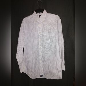 T. Harris London Men's Button-Down Shirt Long Sleeve Size L Check Pre-owned
